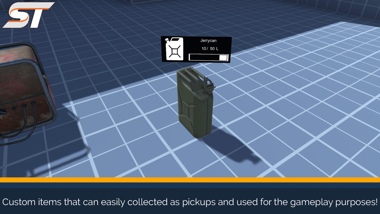 screenshot of popout UI for jerrycan