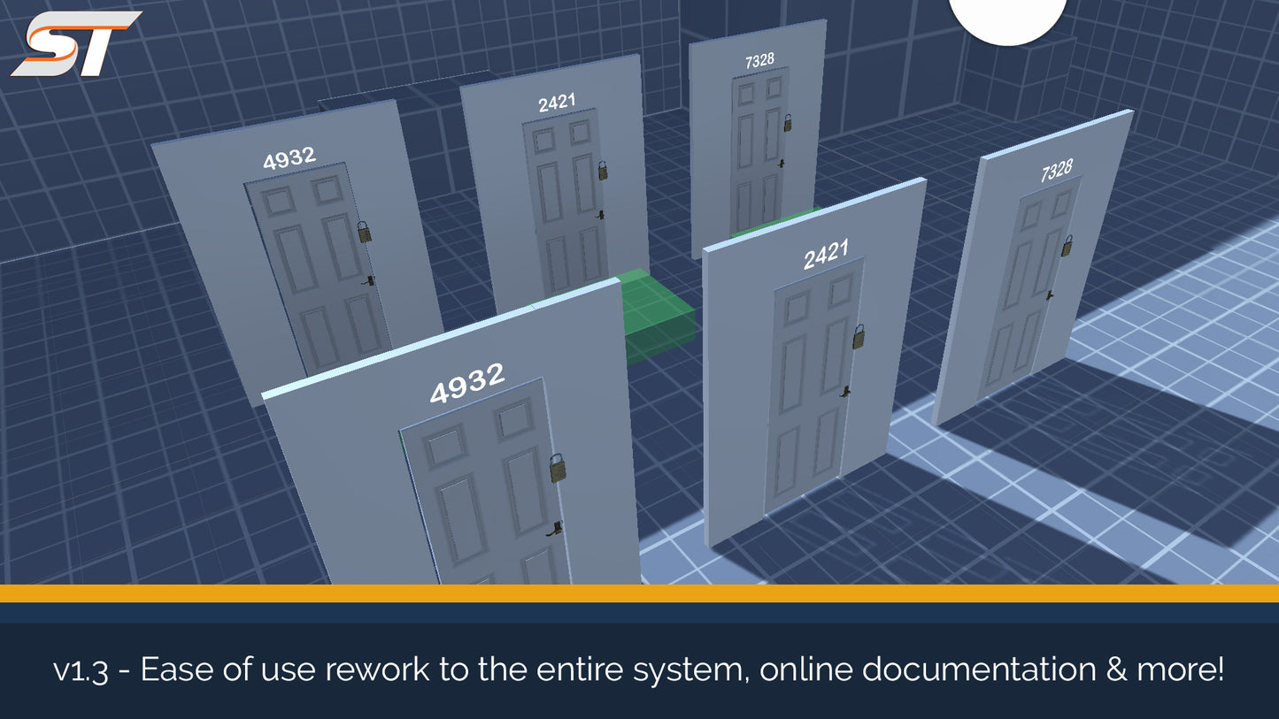 screenshot of unity scene with raycast and trigger event