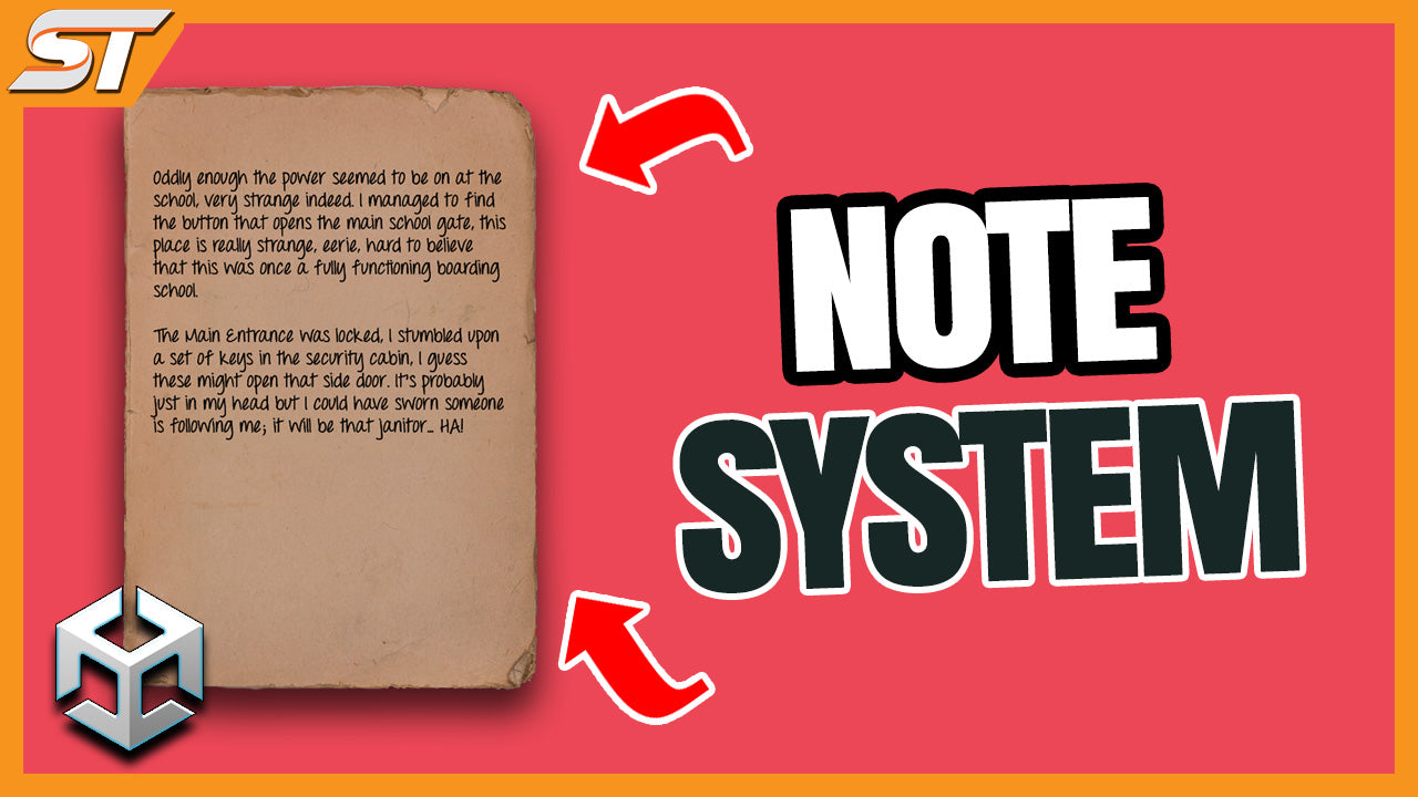 Notes System V1.6 RELEASED! (Unity Asset Store) – SpeedTutor
