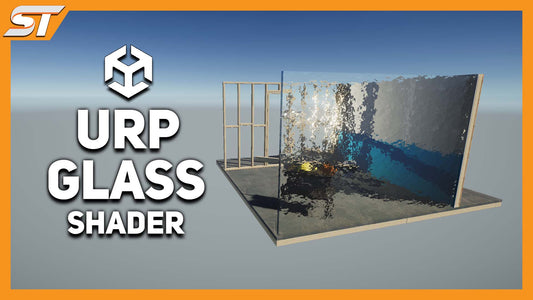 Glass Shader in Unity URP (Reflection - Distorted - Frosted)