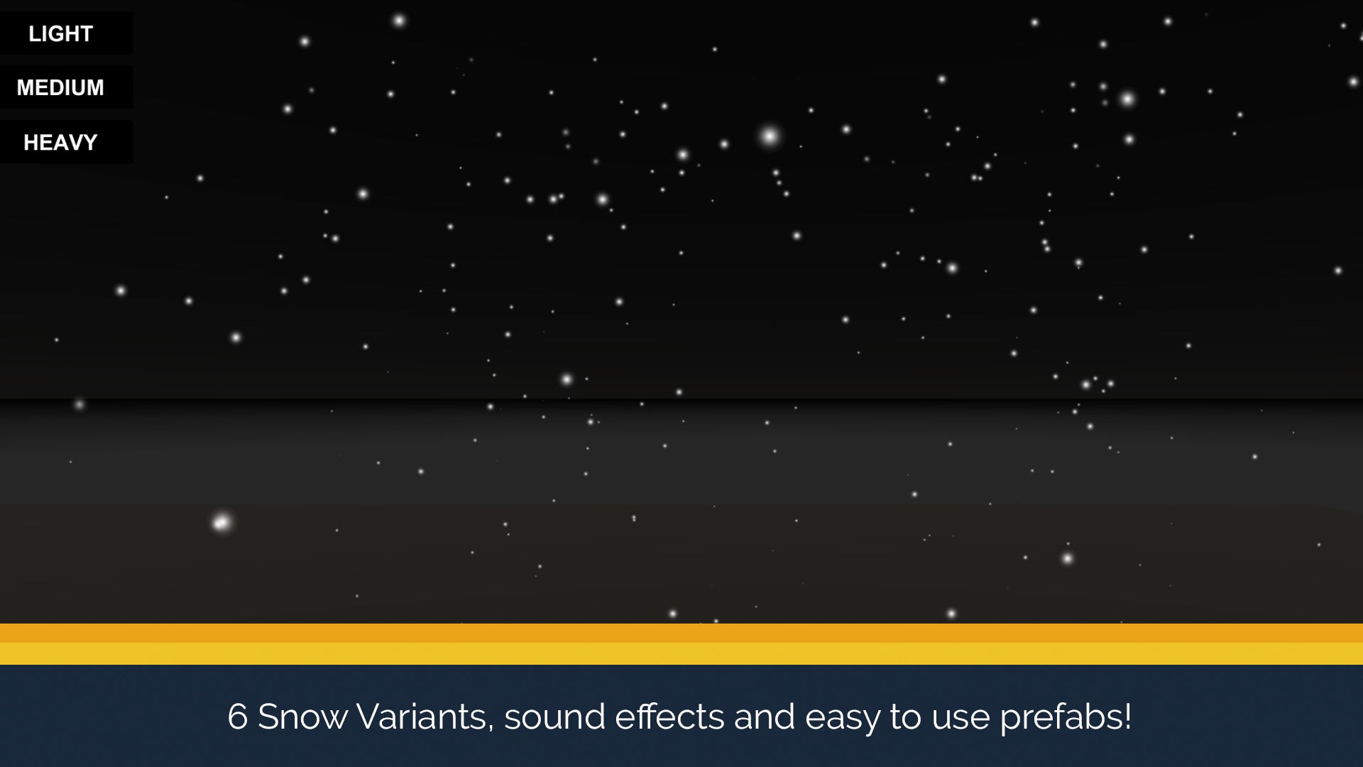 screenshot of light snow particles