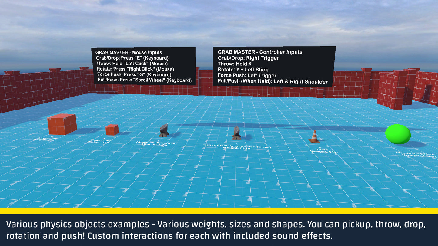 GrabMaster: Modular Grabbable Physics Toolkit