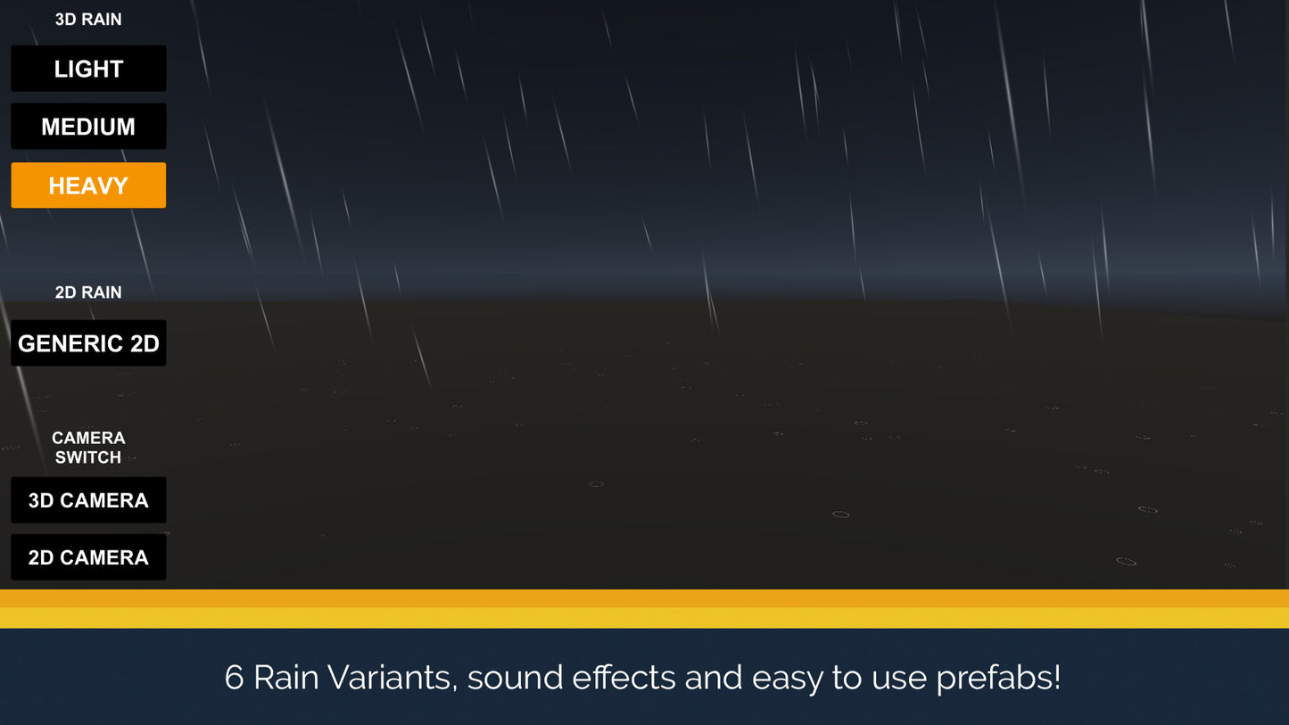 screenshot of the heavy rain variant