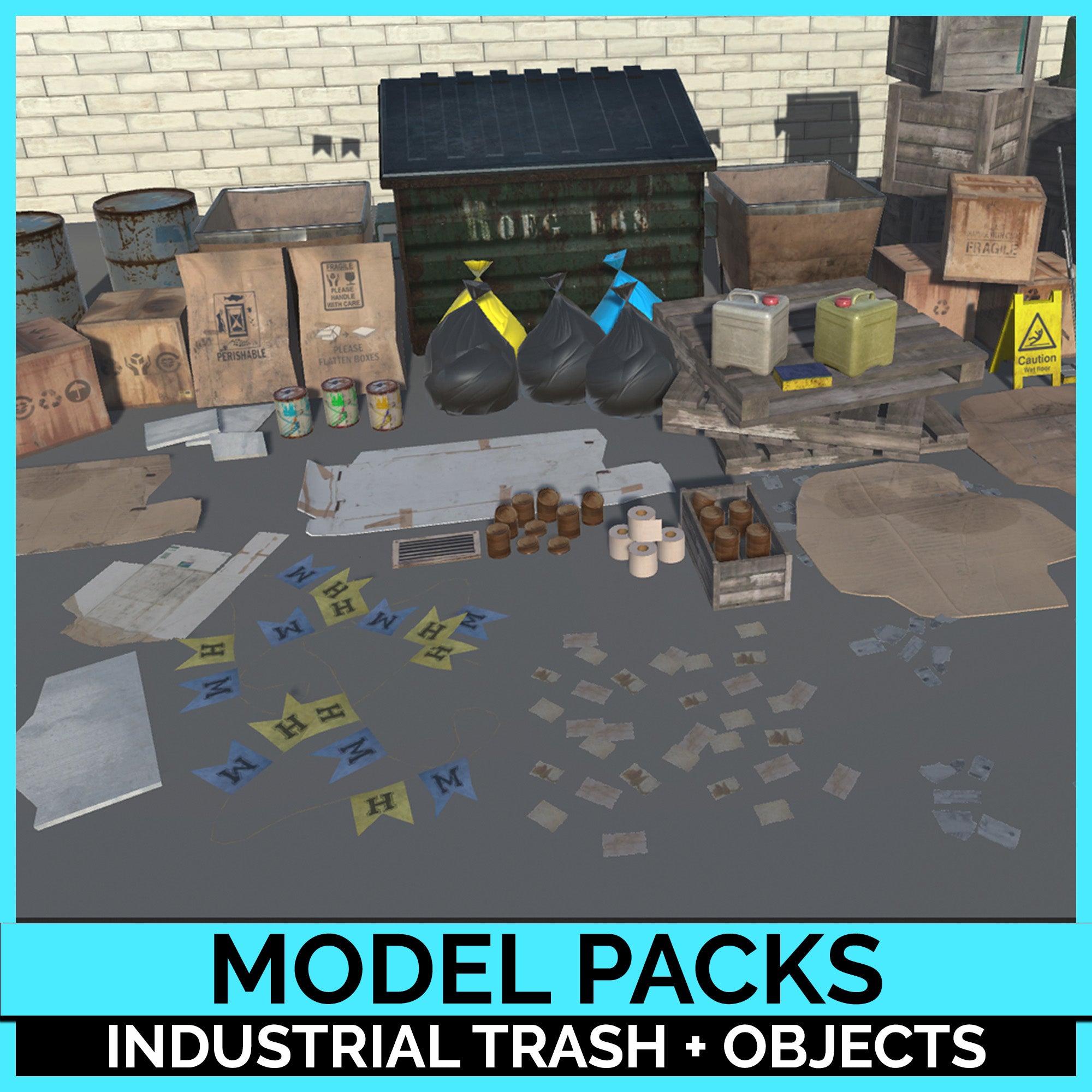 Industrial Debris, Clutter & Trash Pack – SpeedTutor