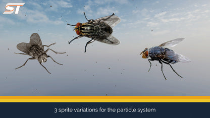 screenshot of fly sprites 