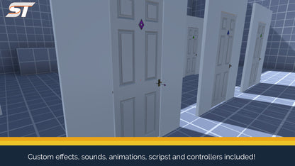 screenshot of the themed key inside the look of a generic door