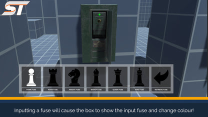 screenshot of chess puzzle system inventory interaction