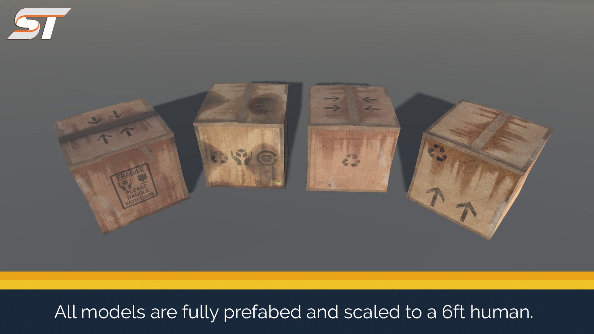 screenshot of 4 cardboard boxes